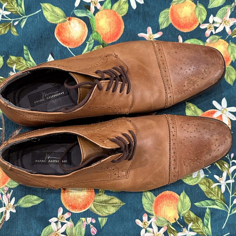 Marc Anthony Brown Dress Shoes
